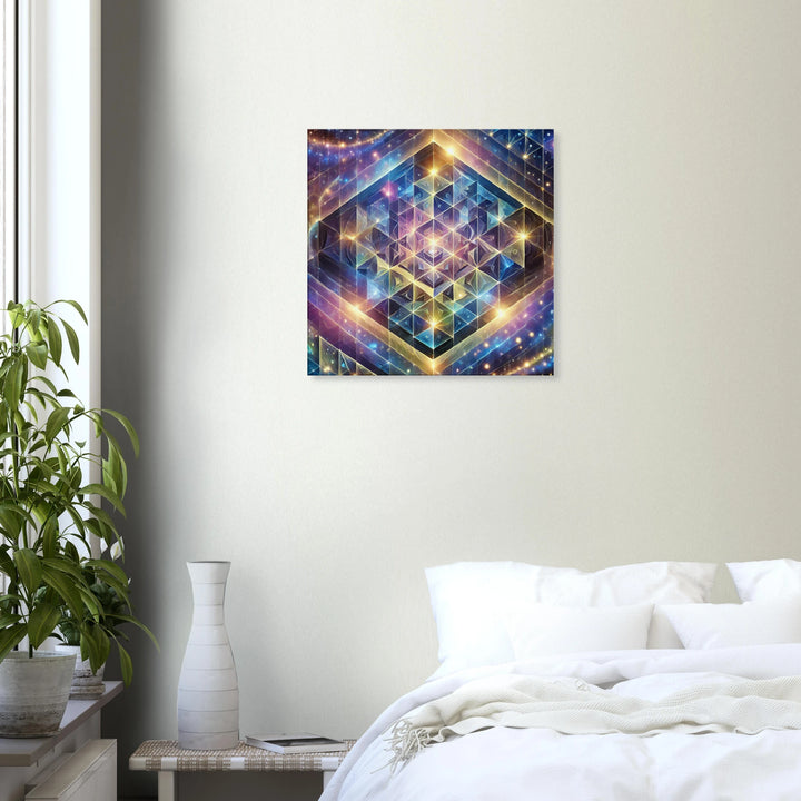 Geometrix - Leinwand - Simpls space print - Print Material