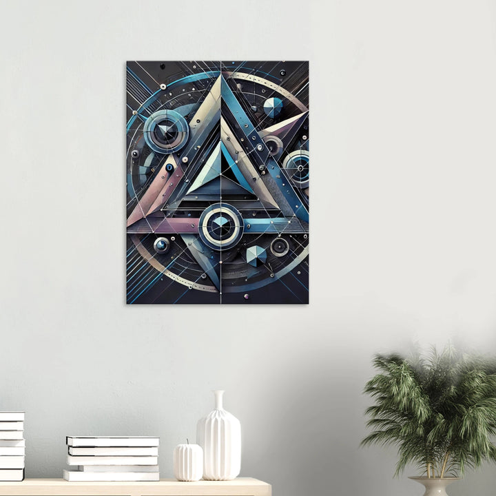 Triangels – Die Harmonie der Dimensionen - Simpls space print-Print Material