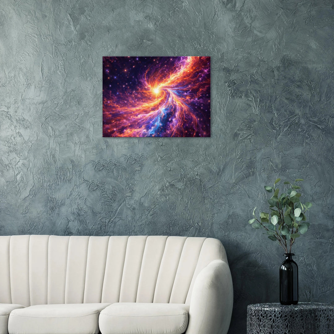 Plasma Veil – Der Schleier aus Energie und Erwachen - Simpls space print-Print Material
