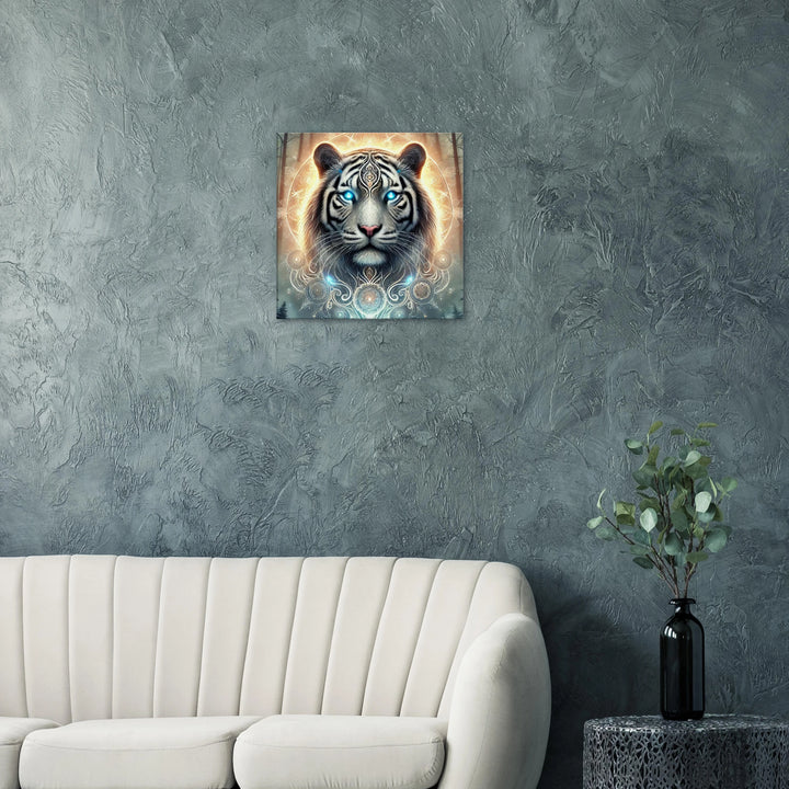 Totem Tiger – Die stille Macht deines inneren Feuers - Simpls space print-Print Material