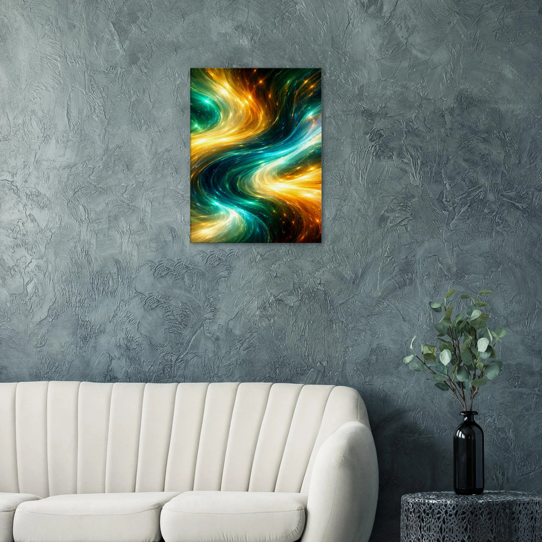 Velvet Plasma – Wie fließendes Licht den Raum veredelt - Simpls space print-Print Material