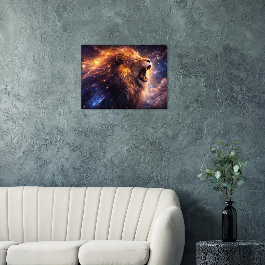 Galactic Roar – Die Stimme deiner kosmischen Kraft - Simpls space print-Print Material