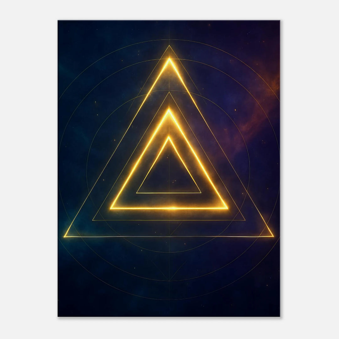 Sacred Triad – Die stille Ordnung hinter allem - Simpls space print - Print Material