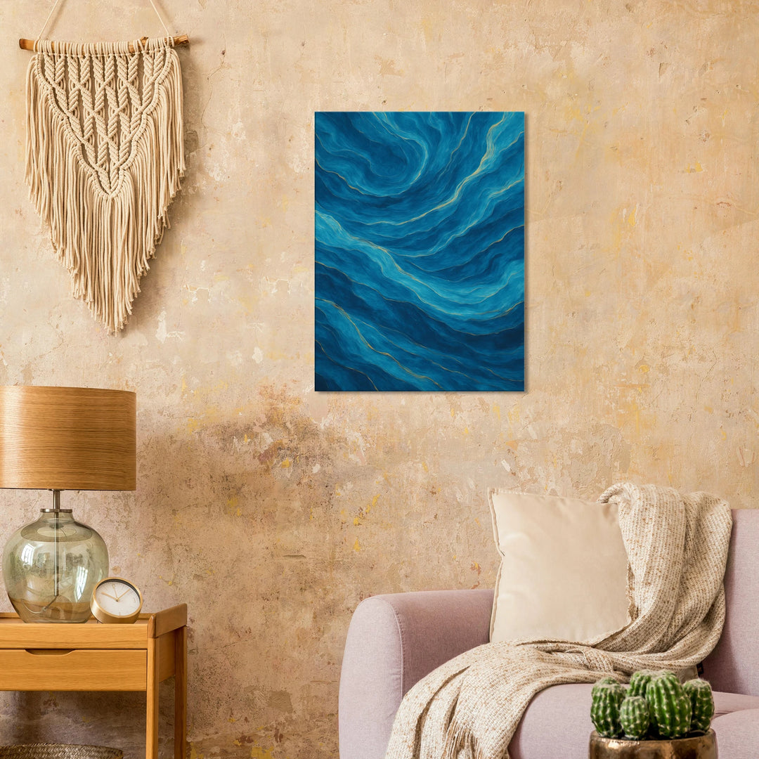 Lapis Tides – Die leise Melodie des fließenden Lichts - Simpls space print-Print Material