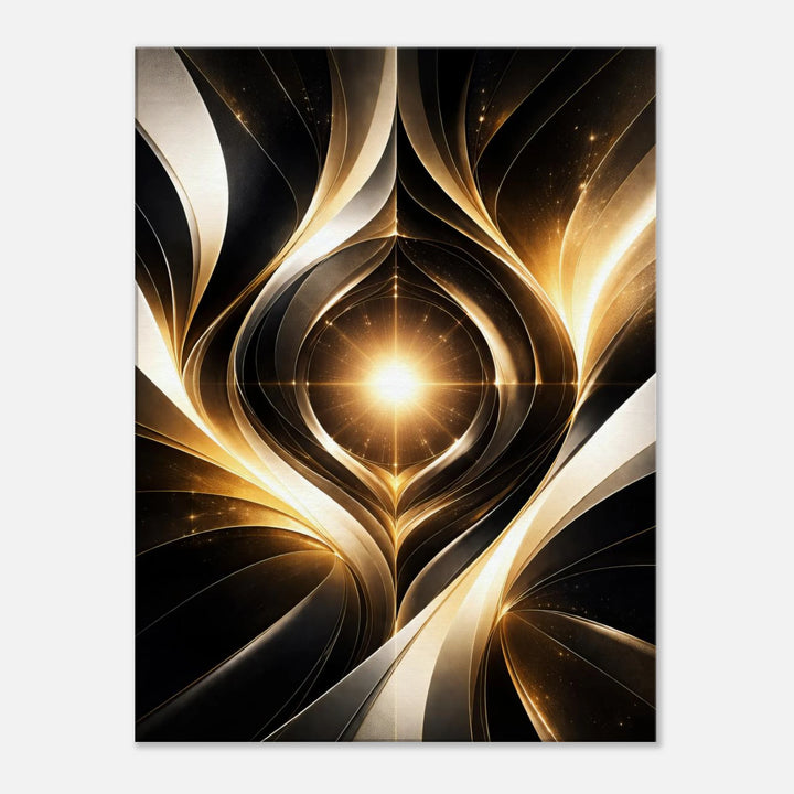 Zeropoint Shape – Die stille Geburt des Lichts - Simpls space print-Print Material