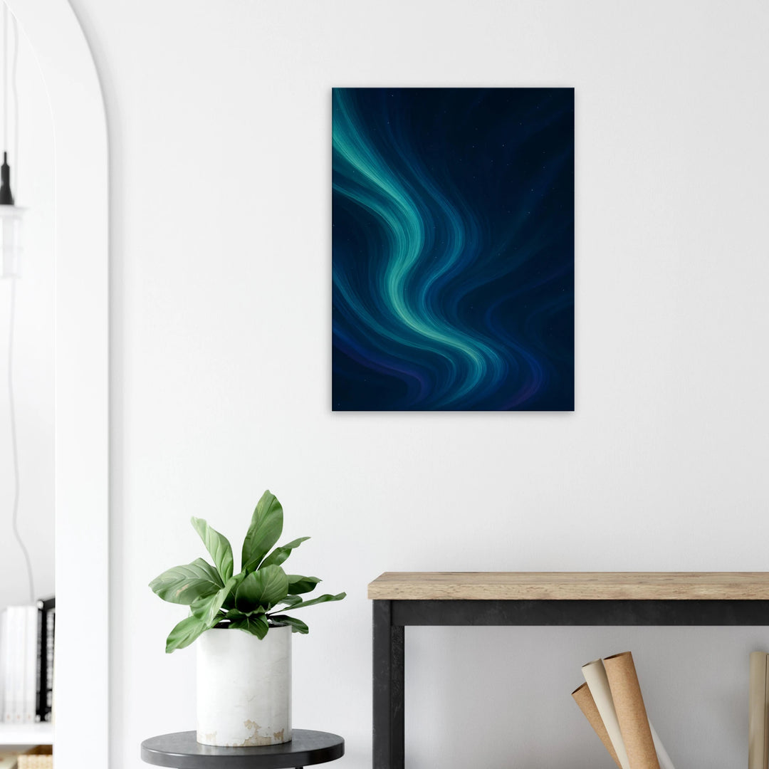 Aurora Veins – Wenn der Himmel durch deine Seele fließt - Simpls space print-Print Material