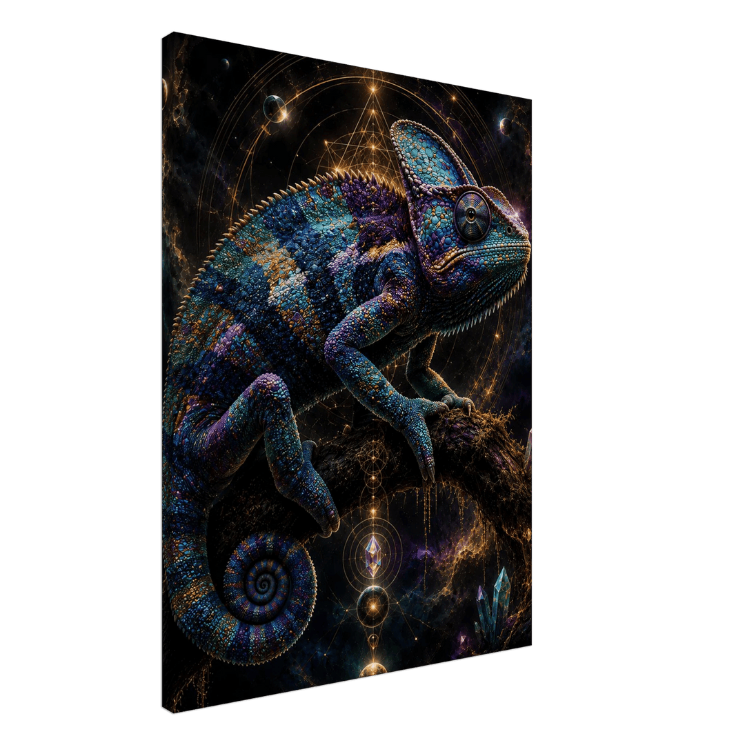 Prism Sovereign – Wo Farbe zur Krone der Wildnis wird - Simpls space print - Print Material