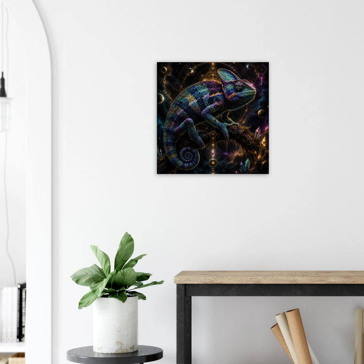 Prism Sovereign – Wo Farbe zur Krone der Wildnis wird - Simpls space print-Print Material
