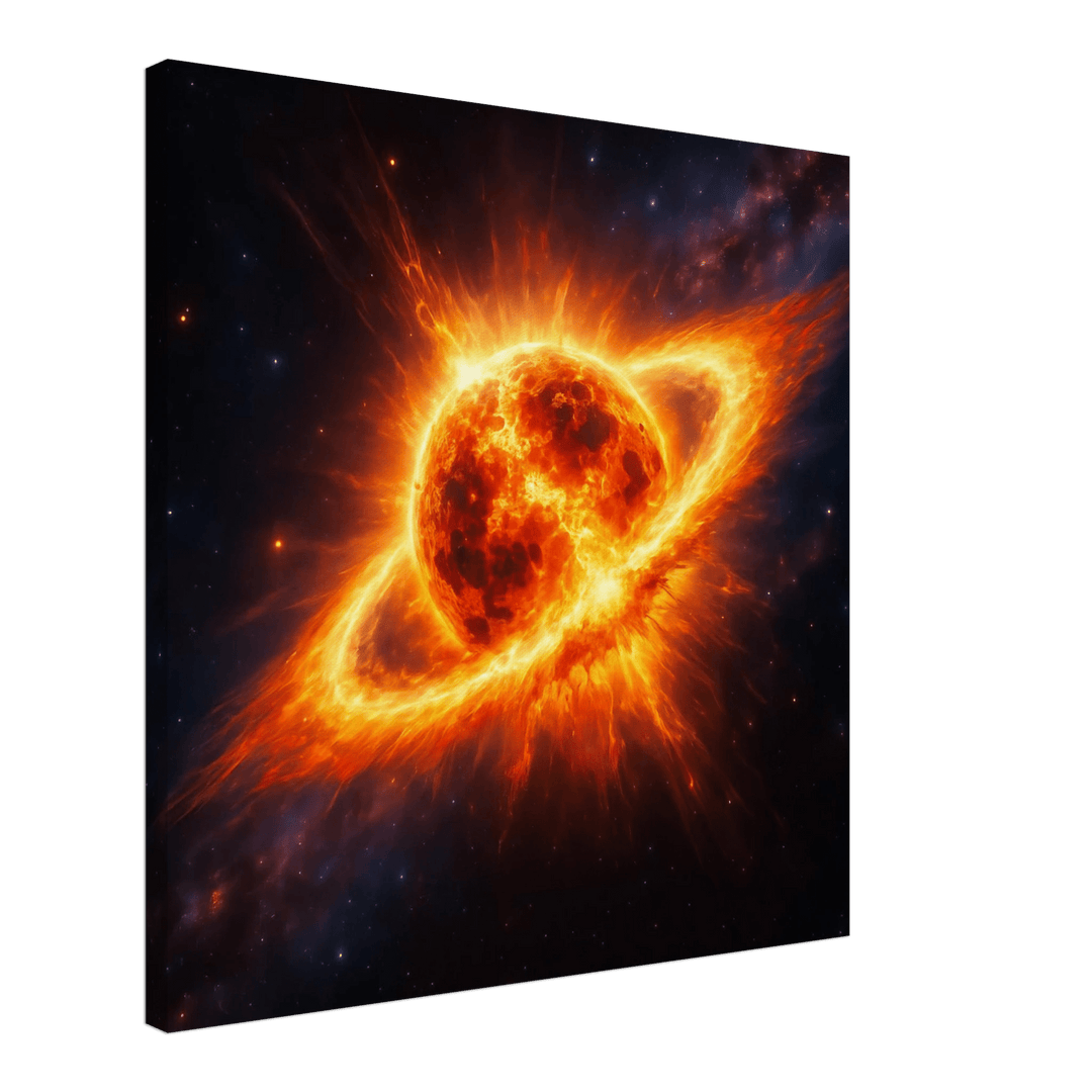 Inferno – Die brennende Geburt des Kosmos - Simpls space print-Print Material