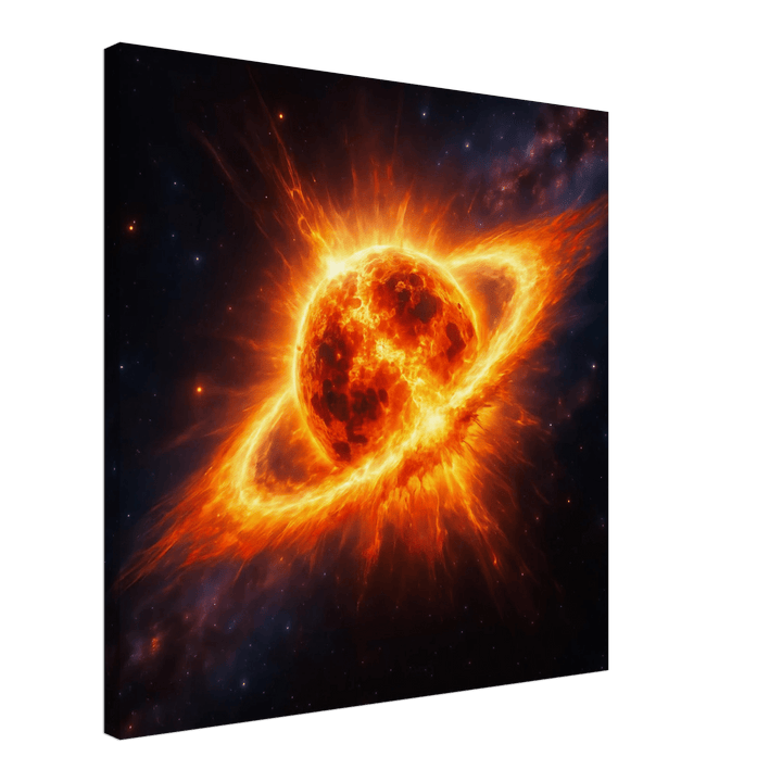Inferno – Die brennende Geburt des Kosmos - Simpls space print-Print Material
