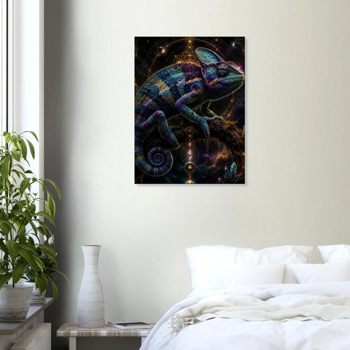 Prism Sovereign – Wo Farbe zur Krone der Wildnis wird - Simpls space print - Print Material