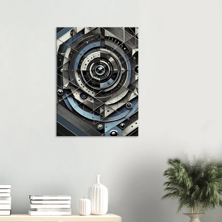 Conspicuous – Das Auge der Ordnung im Chaos - Simpls space print-Print Material