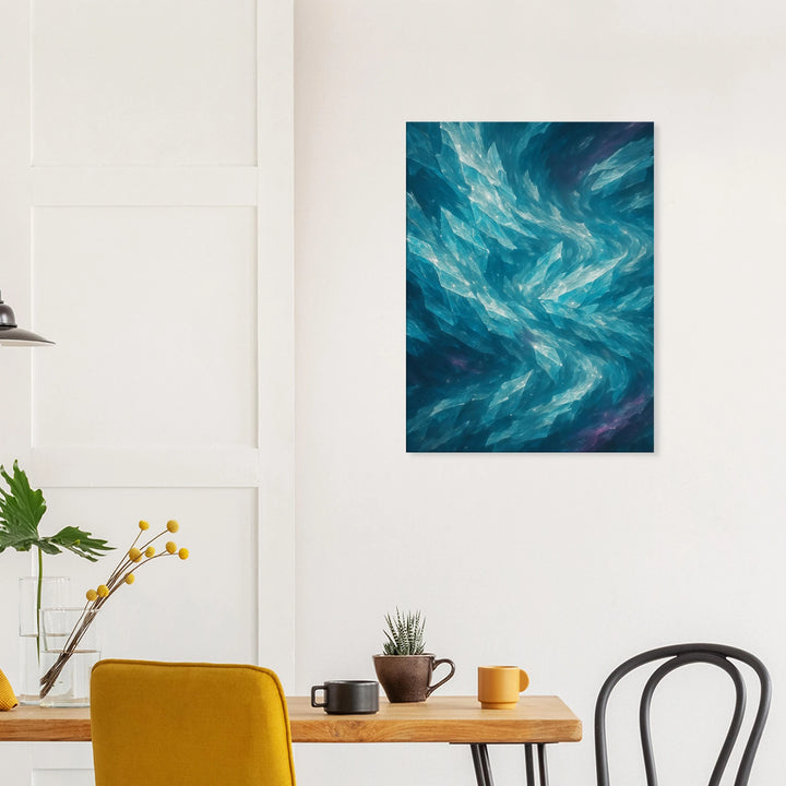 Crystalline Drift – Die stille Bewegung aus Licht und Eis - Simpls space print-Print Material