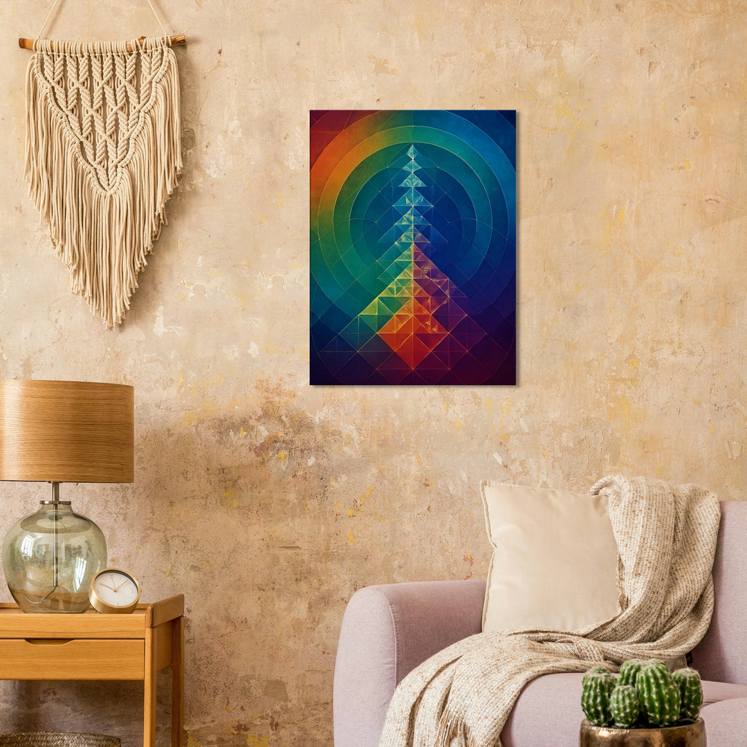 Fractal Ascend – Die Farben deiner inneren Reise - Simpls space print-Print Material