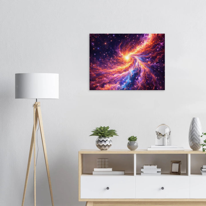 Plasma Veil – Der Schleier aus Energie und Erwachen - Simpls space print-Print Material