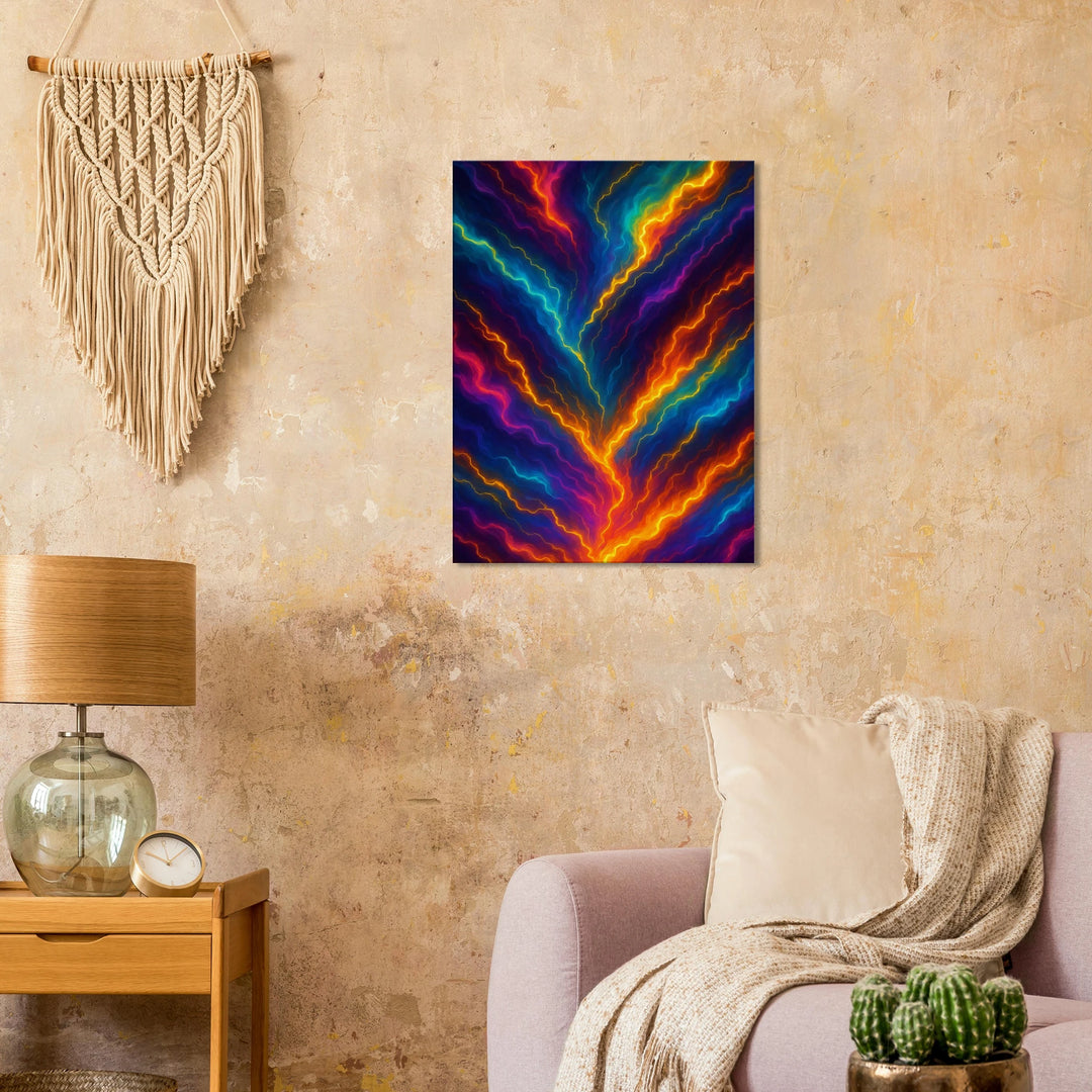 Chroma Storm – Wenn Farben zu Blitzen werden - Simpls space print-Print Material