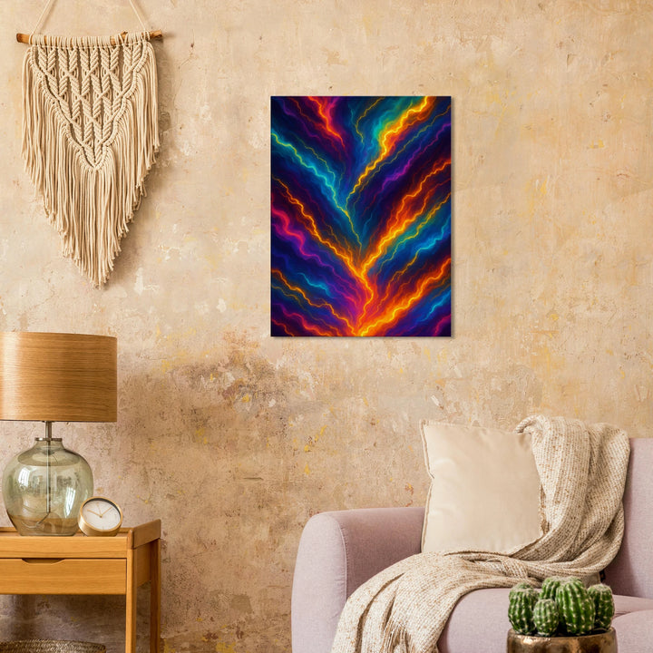 Chroma Storm – Wenn Farben zu Blitzen werden - Simpls space print-Print Material