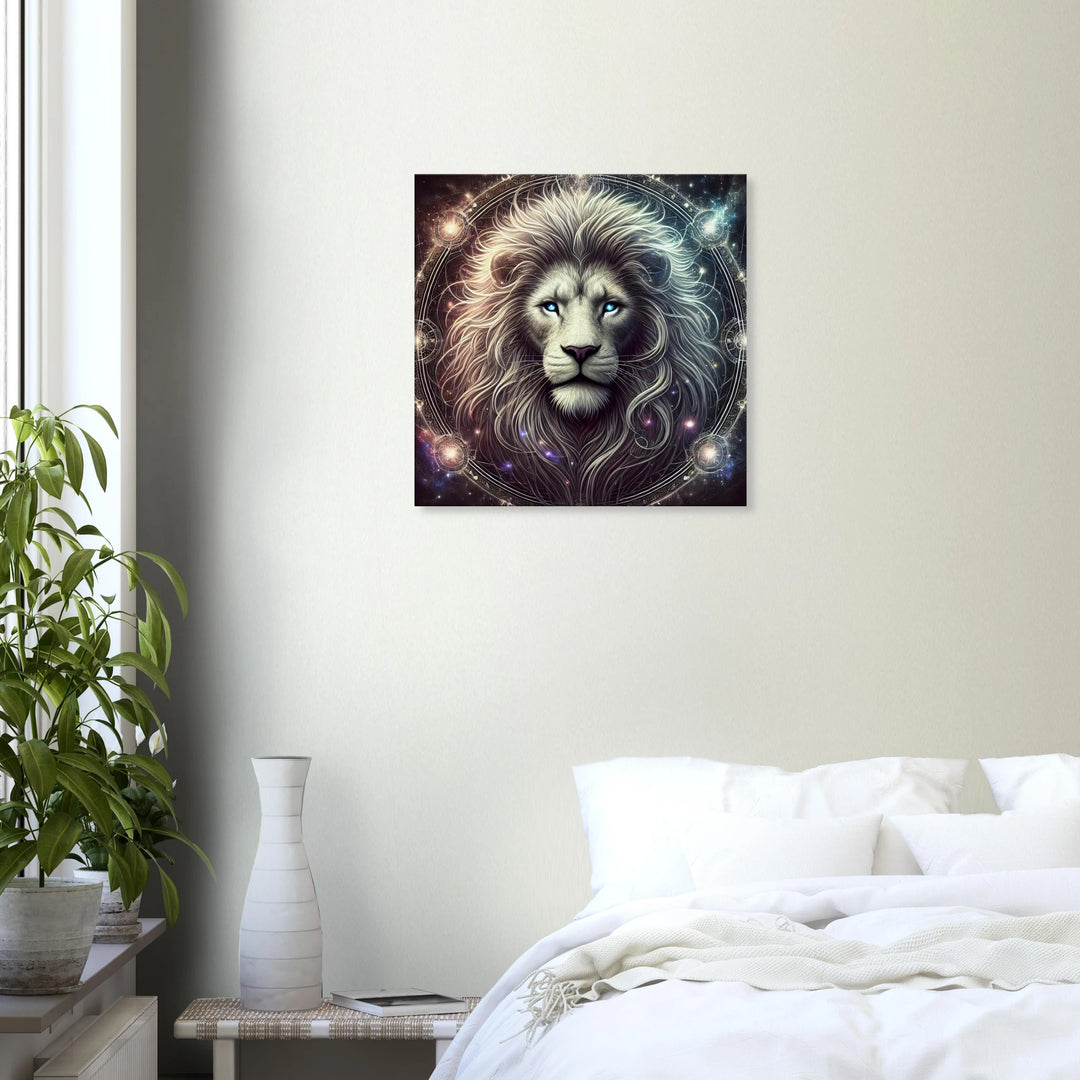 Totem Löwe – Der stille König deiner Seele - Simpls space print-Print Material