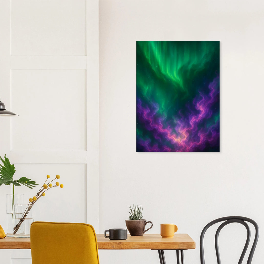 Aurora Awakening – wenn der Himmel zu träumen beginnt - Simpls space print-Print Material