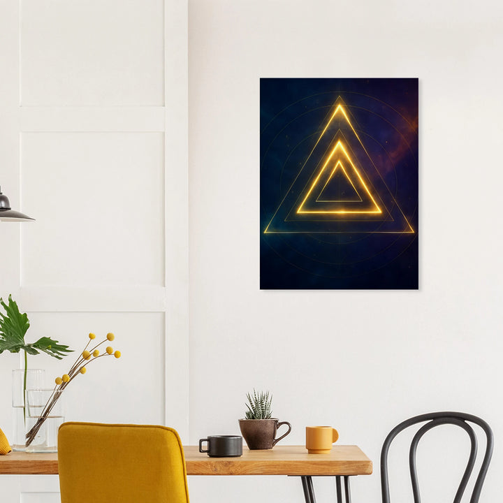 Sacred Triad – Die stille Ordnung hinter allem - Simpls space print-Print Material