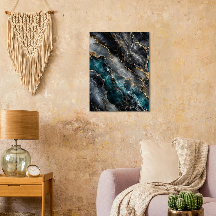 Nebula Marble – Wo Stein zu kosmischer Eleganz wird - Simpls space print-Print Material