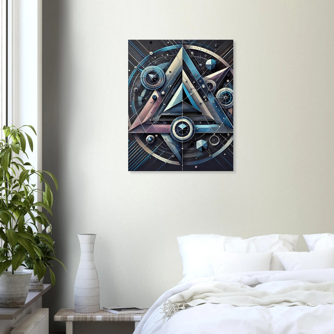 Triangles - Simpls space print - Print Material