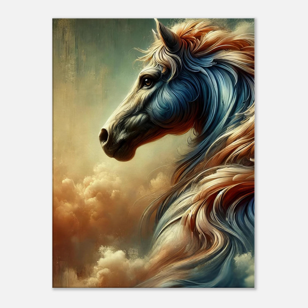 Horse – Die stille Kraft der Freiheit - Simpls space print-Print Material