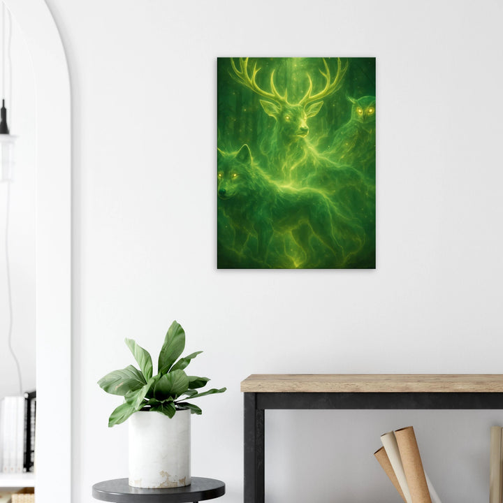 Spirit of the Forest – Die leuchtenden Hüter deiner Seele - Simpls space print-Print Material