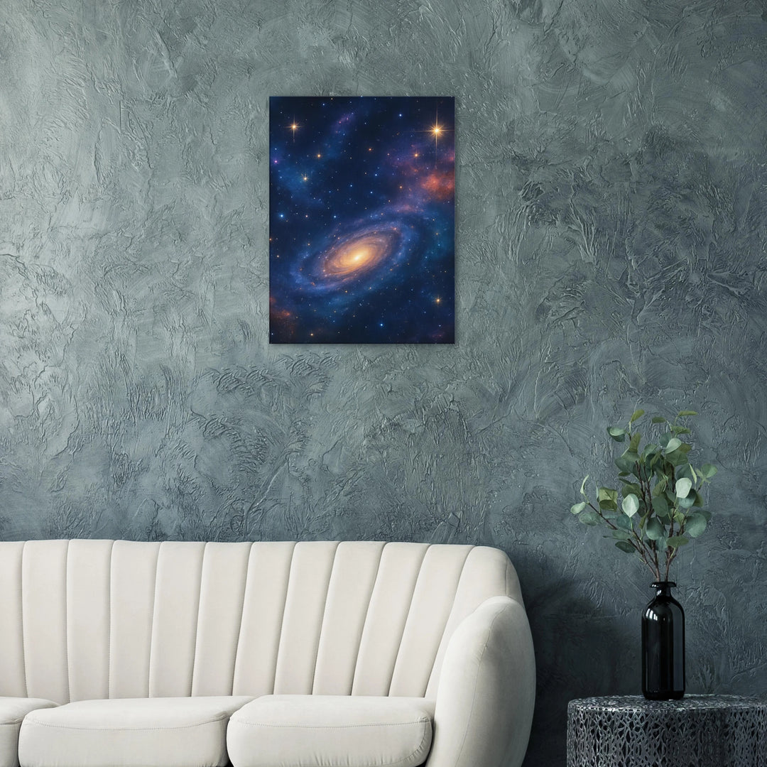 The Golden Core - Leinwand - Simpls space print - Print Material