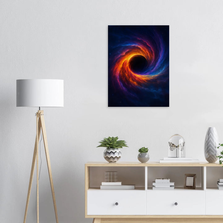Spectra Collapse – Der Tanz des Lichts im Herzen der Dunkelheit - Simpls space print-Print Material