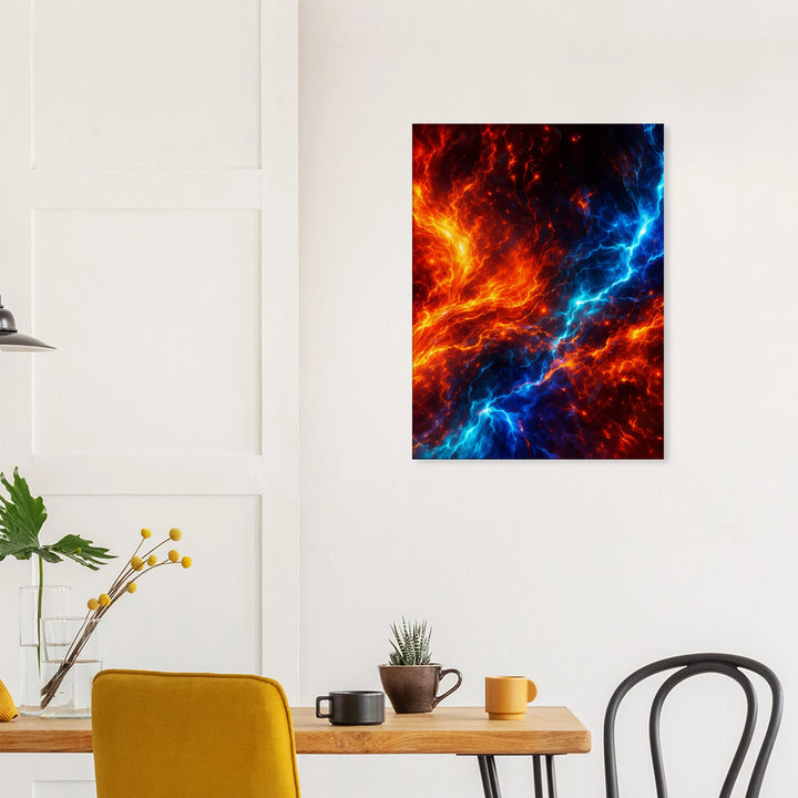 Colorburn Theory – Wo Feuer und Energie kollidieren - Simpls space print-Print Material