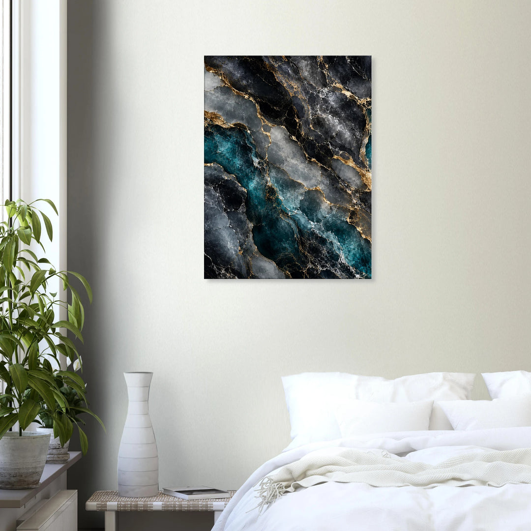Nebula Marble – Wo Stein zu kosmischer Eleganz wird - Simpls space print-Print Material