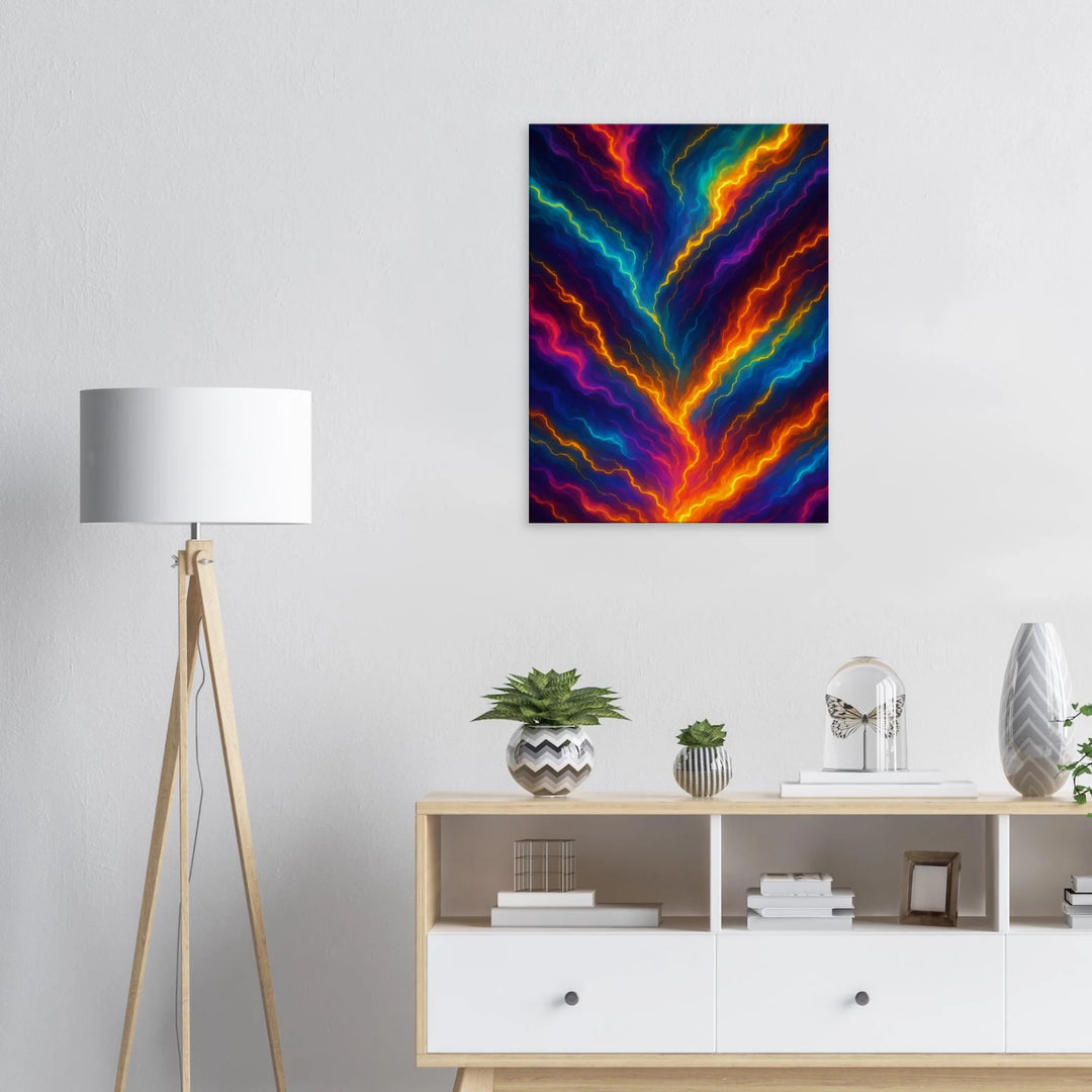 Chroma Storm – Wenn Farben zu Blitzen werden - Simpls space print-Print Material