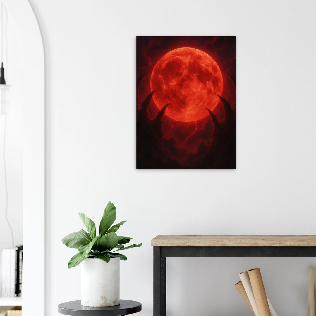 Blood Moon Nexus- Halloween - Simpls space print-Print Material