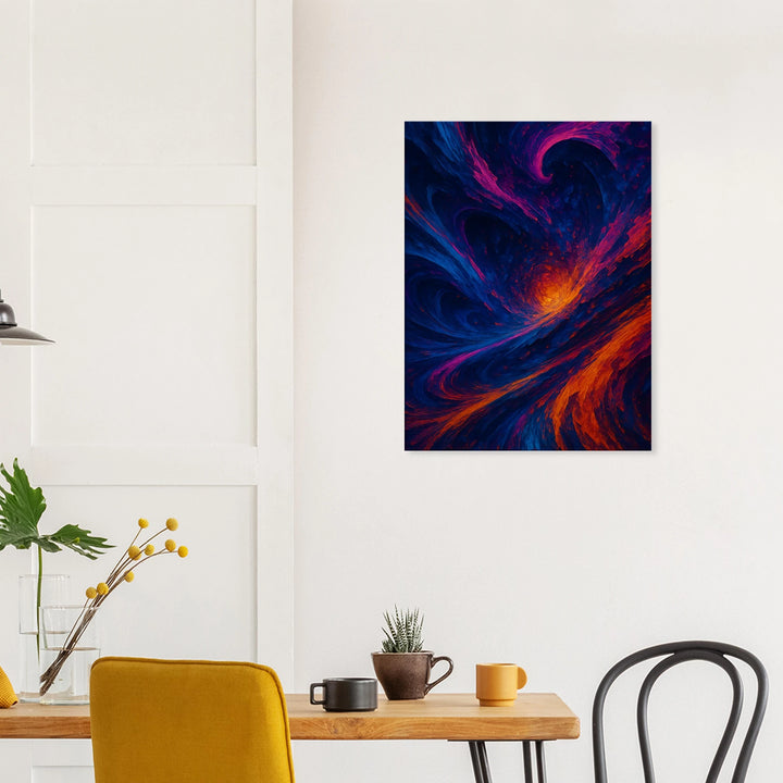 Nebula Infernal – Das lodernde Herz des Kosmos - Simpls space print-Print Material