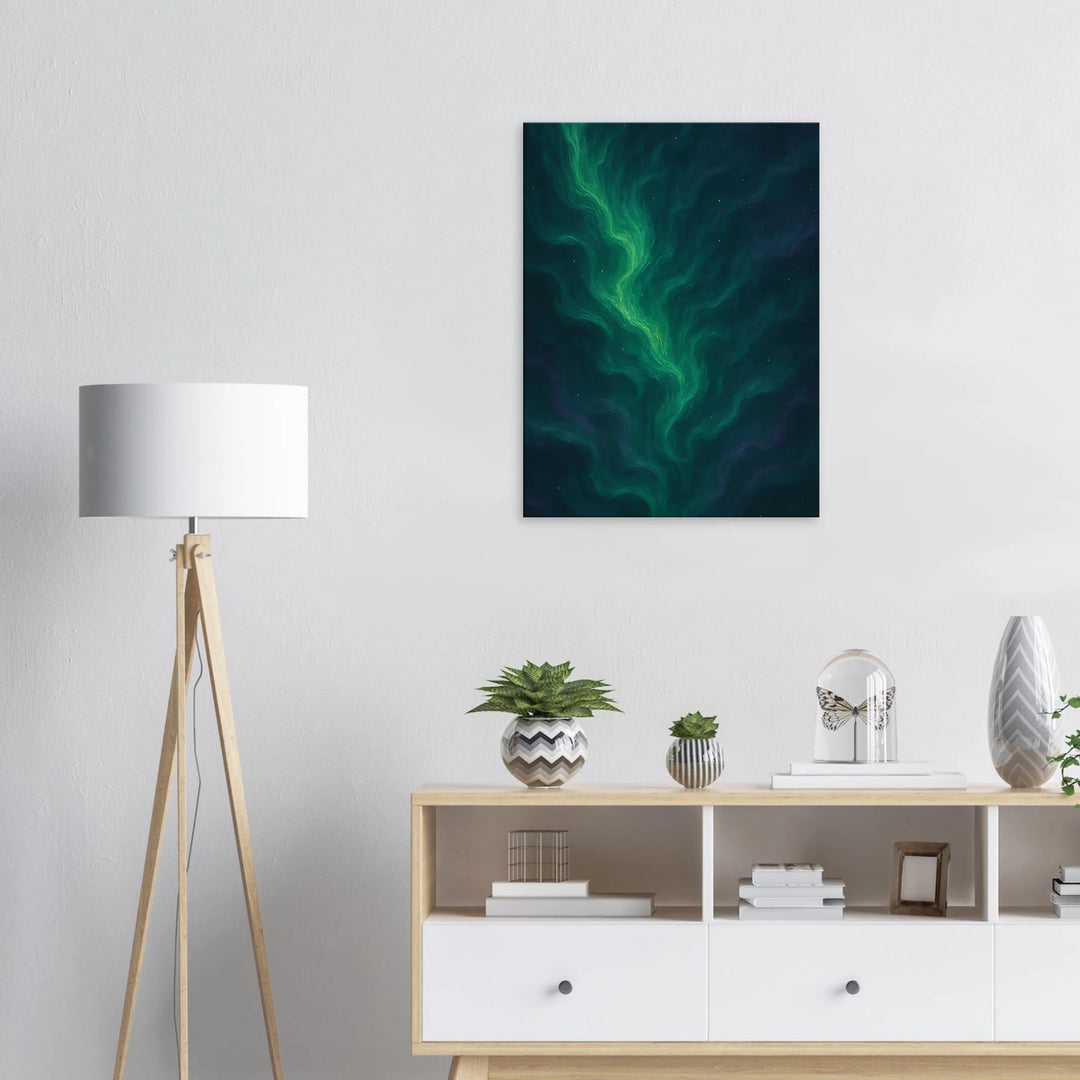 Silent Pulse – Das flüsternde Herz des Universums - Simpls space print-Print Material