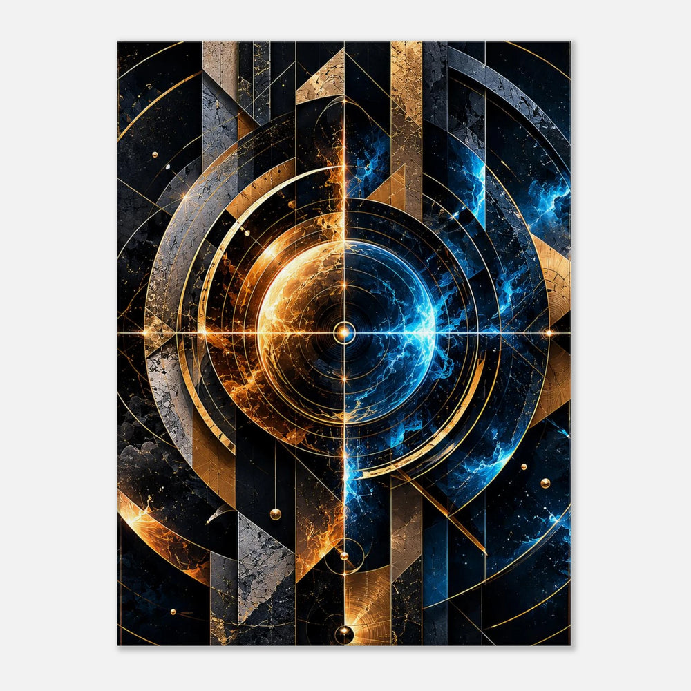 Aehter Komplex – Wo Struktur zu kosmischer Energie wird - Simpls space print-Print Material