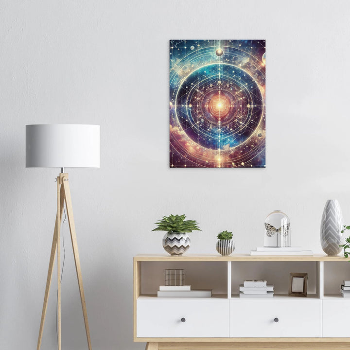Golden Eye - Simpls space print-Print Material