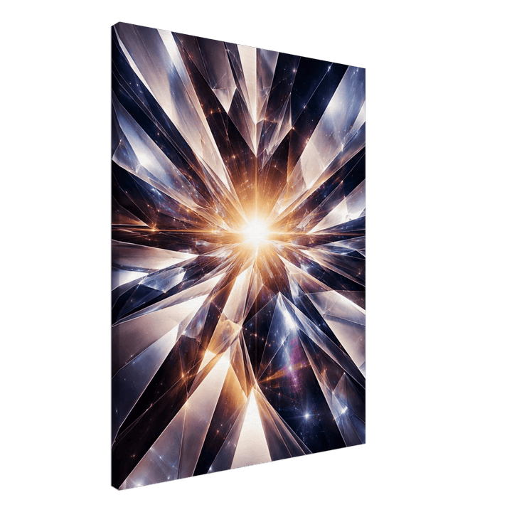 Crystal Plane – Der Moment, in dem Klarheit entsteht - Simpls space print - Print Material