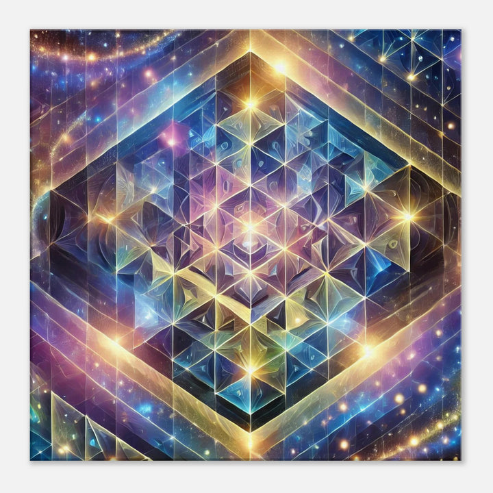Geometrix - Leinwand - Simpls space print - Print Material