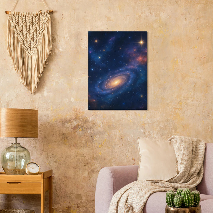 The Golden Core - Leinwand - Simpls space print - Print Material