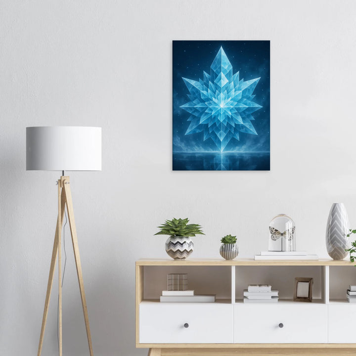 Arctic Mirage – Das gefrorene Flüstern der Unendlichkeit - Simpls space print-Print Material