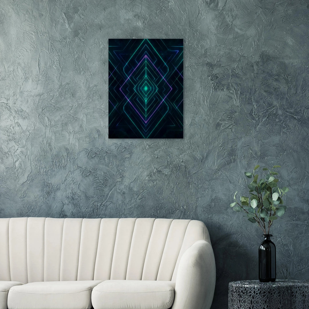 Quantum Veil – Das unsichtbare Tor zwischen den Welten - Simpls space print-Print Material
