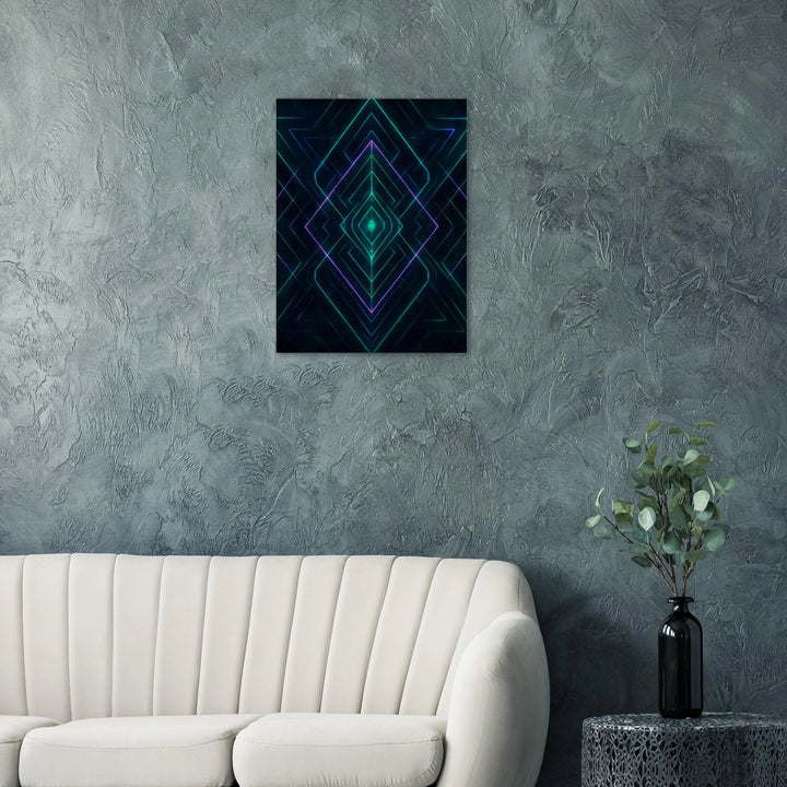 Quantum Veil – Das unsichtbare Tor zwischen den Welten - Simpls space print-Print Material