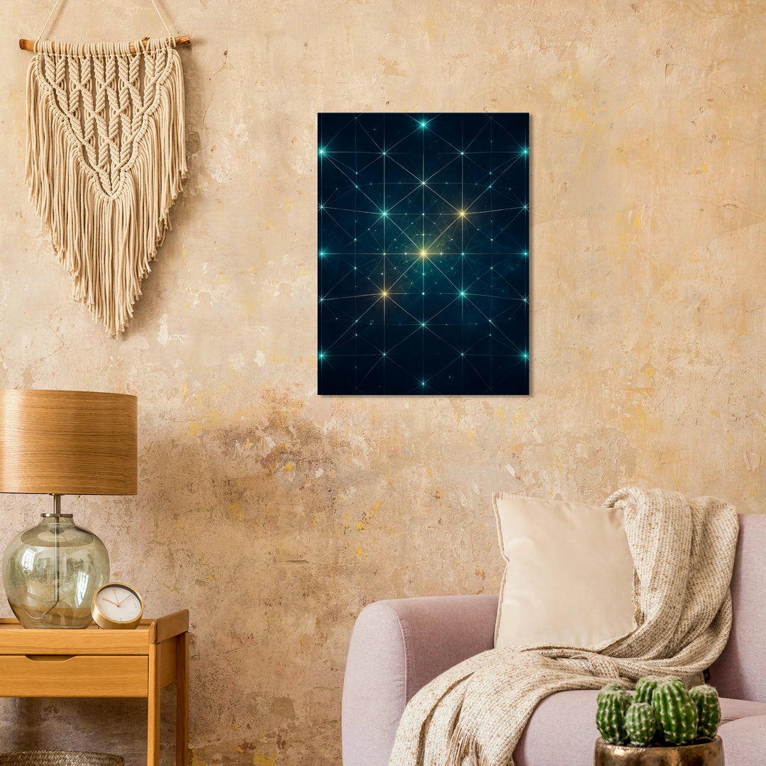 Stellar Lattice - Simpls space print - Print Material