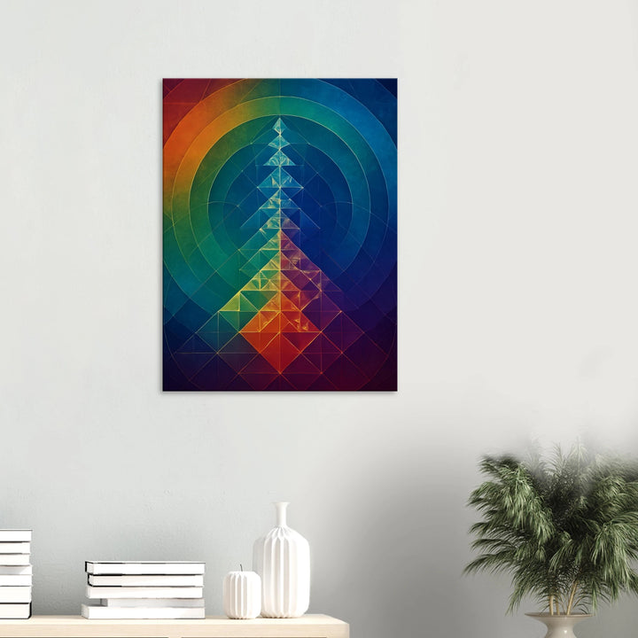 Fractal Ascend – Die Farben deiner inneren Reise - Simpls space print-Print Material