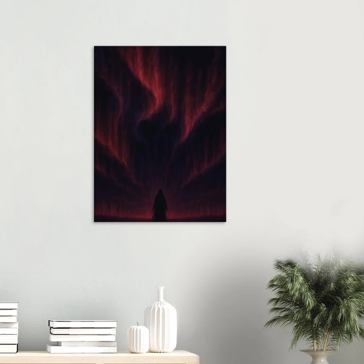 Haunted Aurora - Halloween - Simpls space print - Print Material