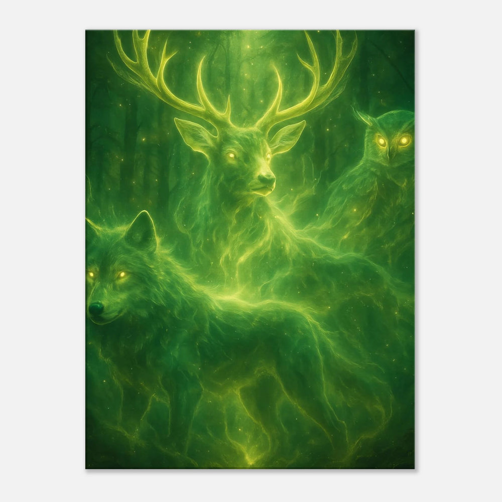 Spirit of the Forest - Simpls space print - Print Material