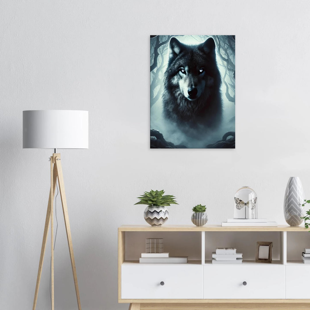 Wolf – Wächter der Stille, Ruf der Wildnis - Simpls space print-Print Material