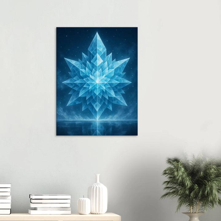 Arctic Mirage – Das gefrorene Flüstern der Unendlichkeit - Simpls space print-Print Material